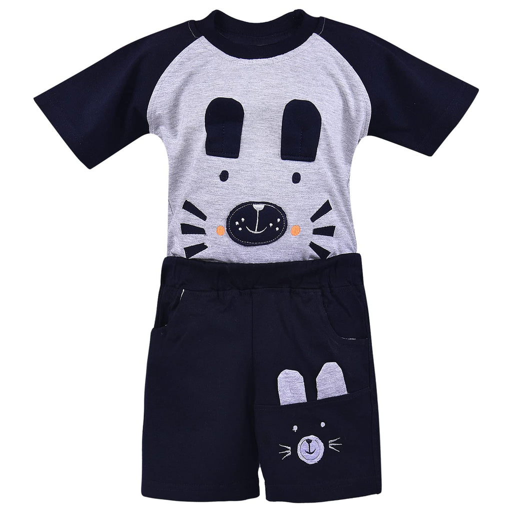 Wish Karo Baby Boys T-Shirt And Short For Boys-(bt105nb)