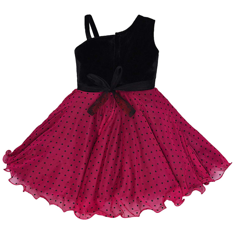 Wish Karo Baby Girls Frock Birthday Dress for Girls - Net - (bxa199pnk)