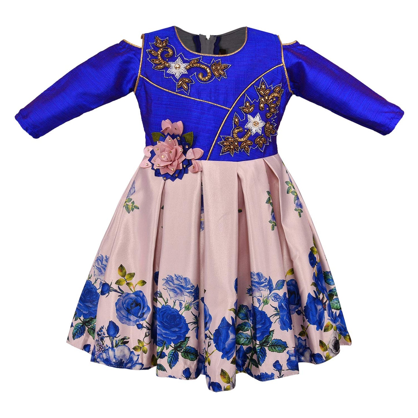 Baby Girls Party Wear Frock Birthday Dress For Girls fe2691rb - Wish Karo Party Wear - frocks Party Wear - baby dress