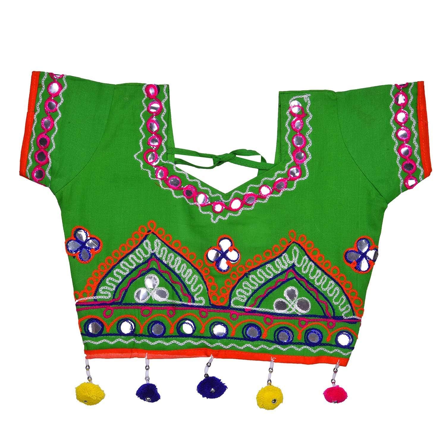 Girl's Cotton Ghaghra Choli, Leghnga Choli, Chania Choli 143grn -  Wish Karo Dresses