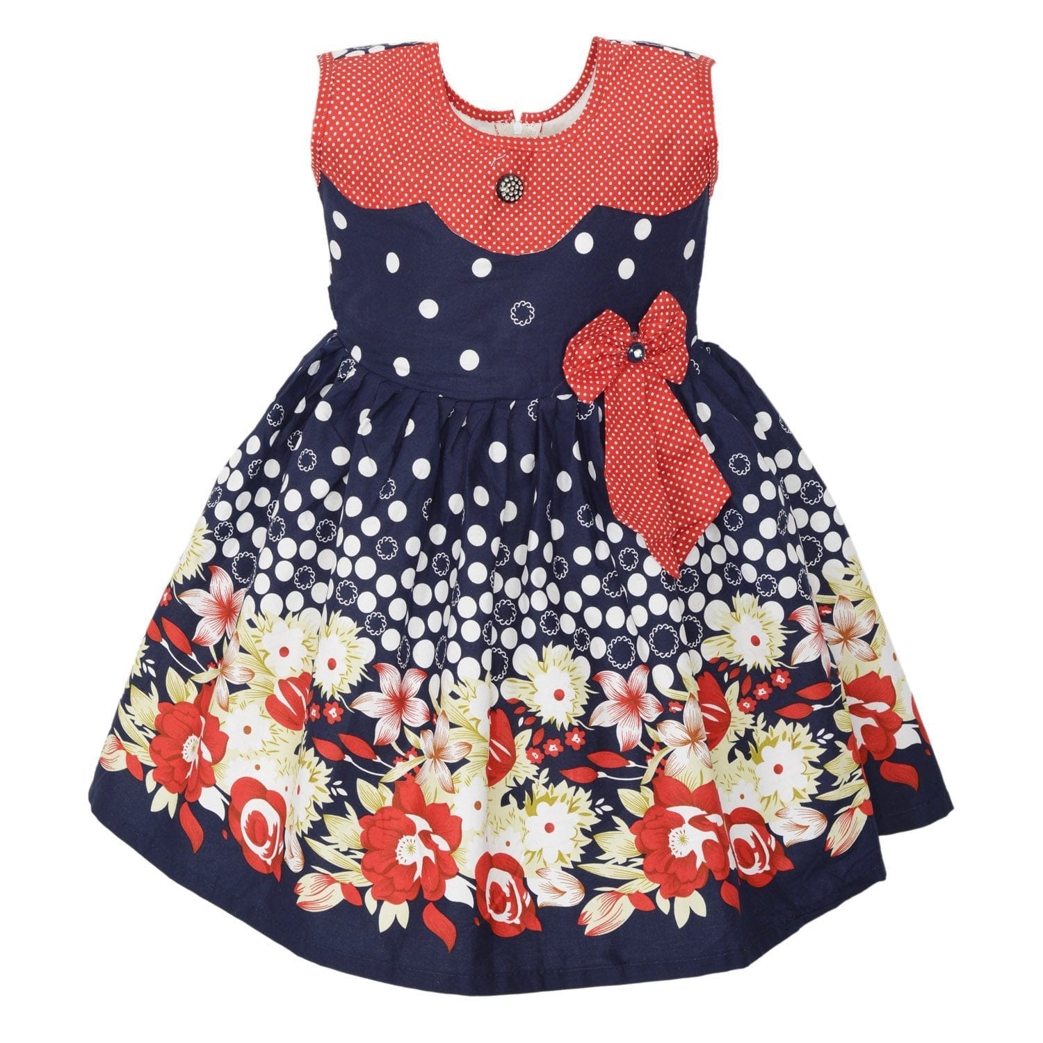 Baby Girls Dress ctn256t - Wish Karo Cotton Wear - frocks Cotton Wear - baby dress