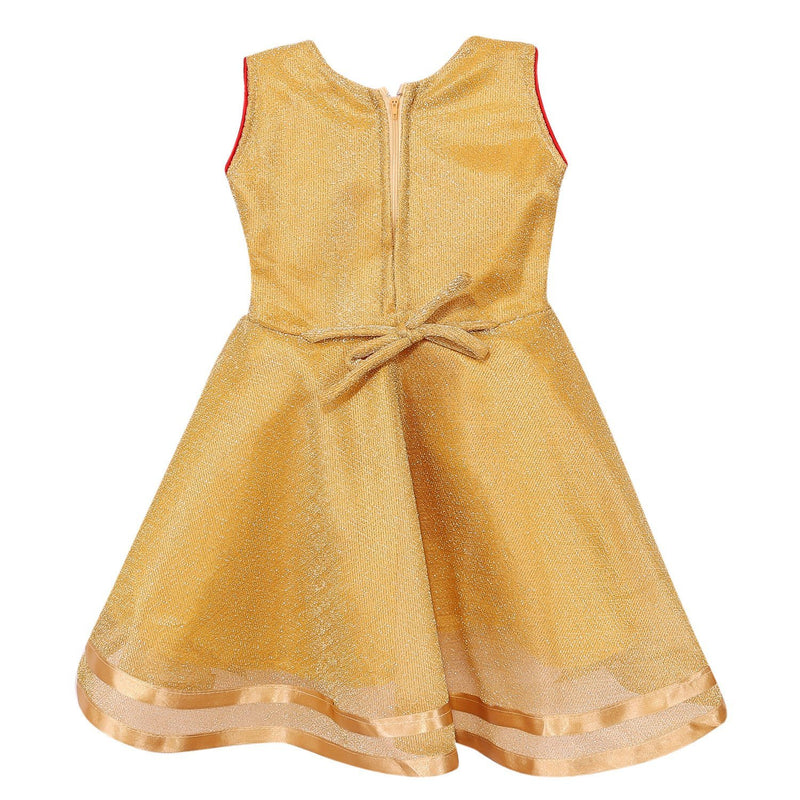 Baby Girls Party Wear Frock Dress fe2433bge -  Wish Karo Dresses
