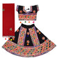 Girl's  Ghaghra Choli GC 126blk -  Wish Karo Dresses