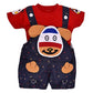 Wish Karo Unisex Cotton Animal Print T-Shirt and Short Set for Baby Boys - Baby Girls(Bt11rd)