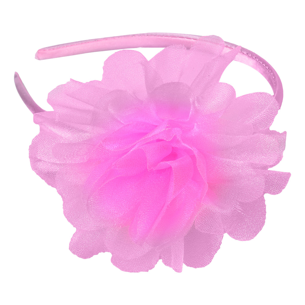 Bby Girls fluffy hairband pink -  Wish Karo Dresses