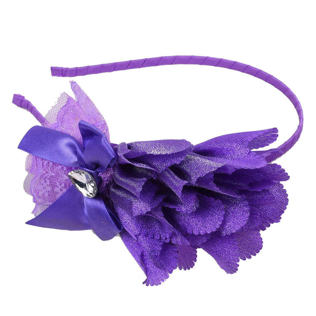 Bby Girls fluffy hairband violet -  Wish Karo Dresses