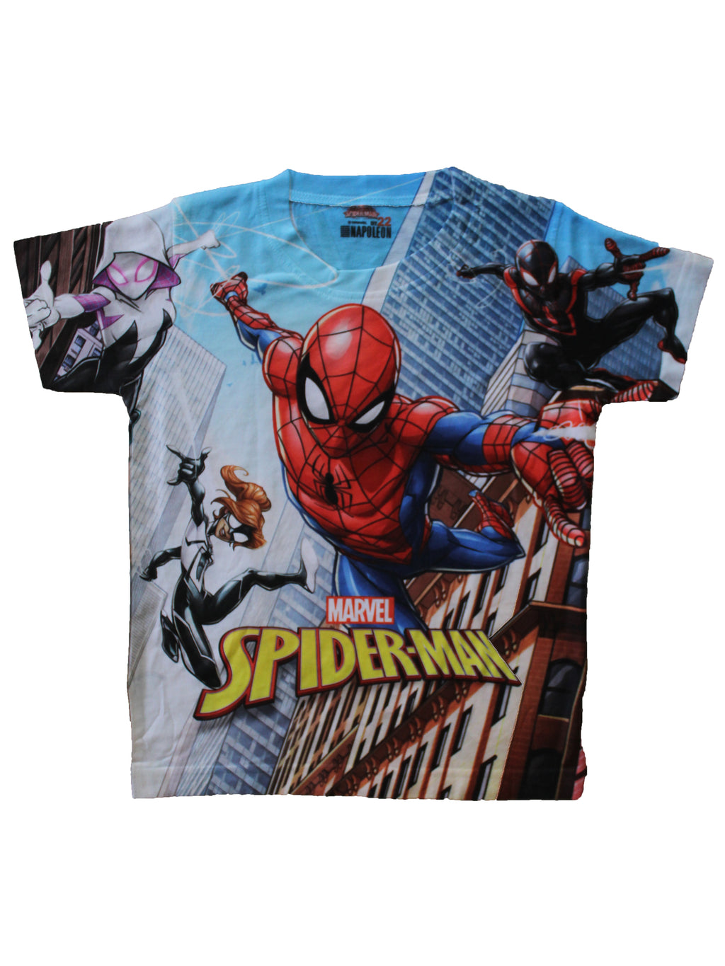Wish Karo | Boys Spider-man Tshirt Multi-Color