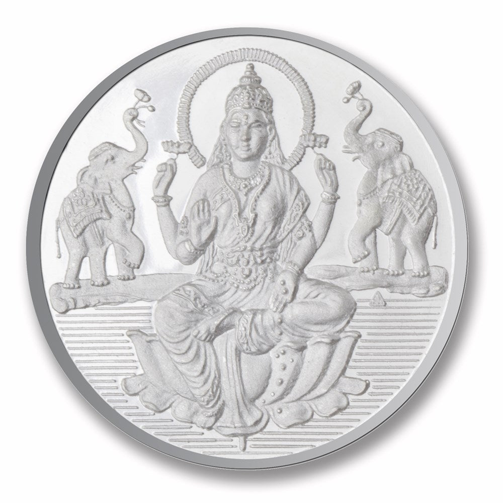 Shree Laxmi Silver Coin( 25 Gms ) -  Wish Karo Dresses