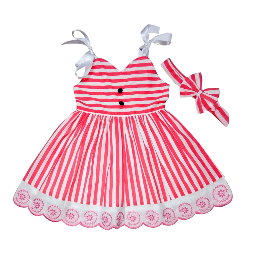 Baby Girls Frocks ctn274p - Wish Karo Cotton Wear - frocks Cotton Wear - baby dress