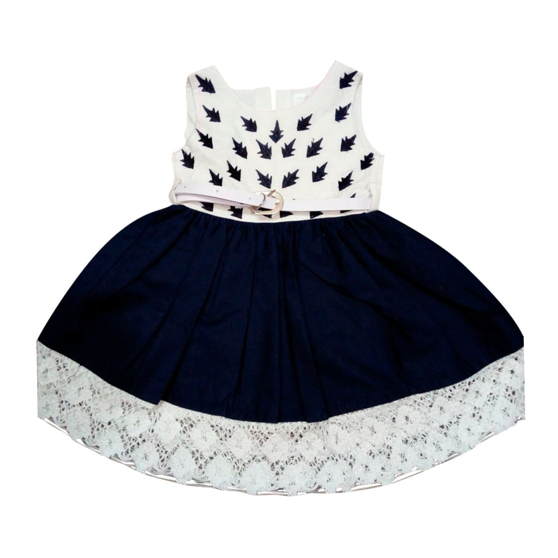 Baby Girls Frocks ctn275blu - Wish Karo Cotton Wear - frocks Cotton Wear - baby dress