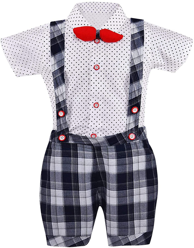 Wish Karo Baby Boys Dungaree Dress For Kids-(bt68rd)