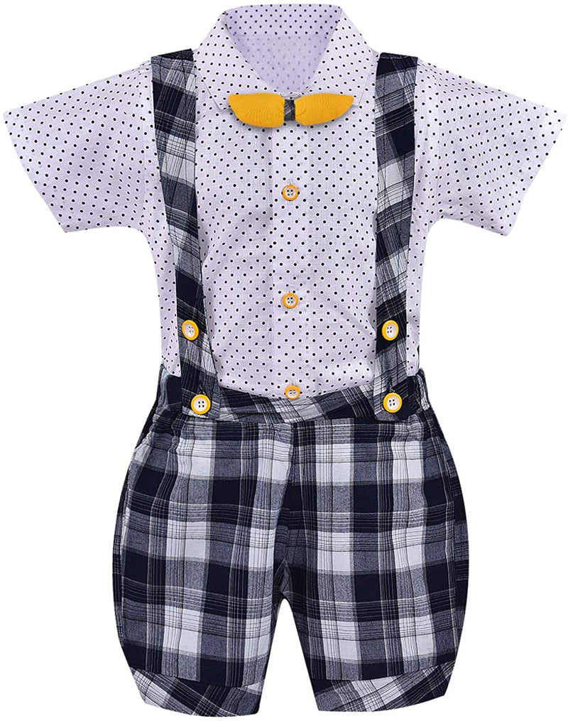 Wish Karo Baby Boys Dungaree Dress For Kids-(bt68y)