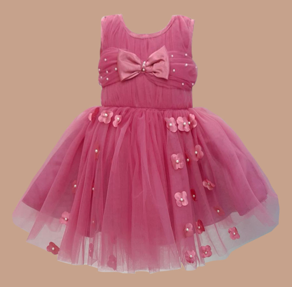 Baby Girls Cotton Frock Dress for Girls-bxa412pch - Wish Karo Party Wear - frocks Party Wear - baby dress
