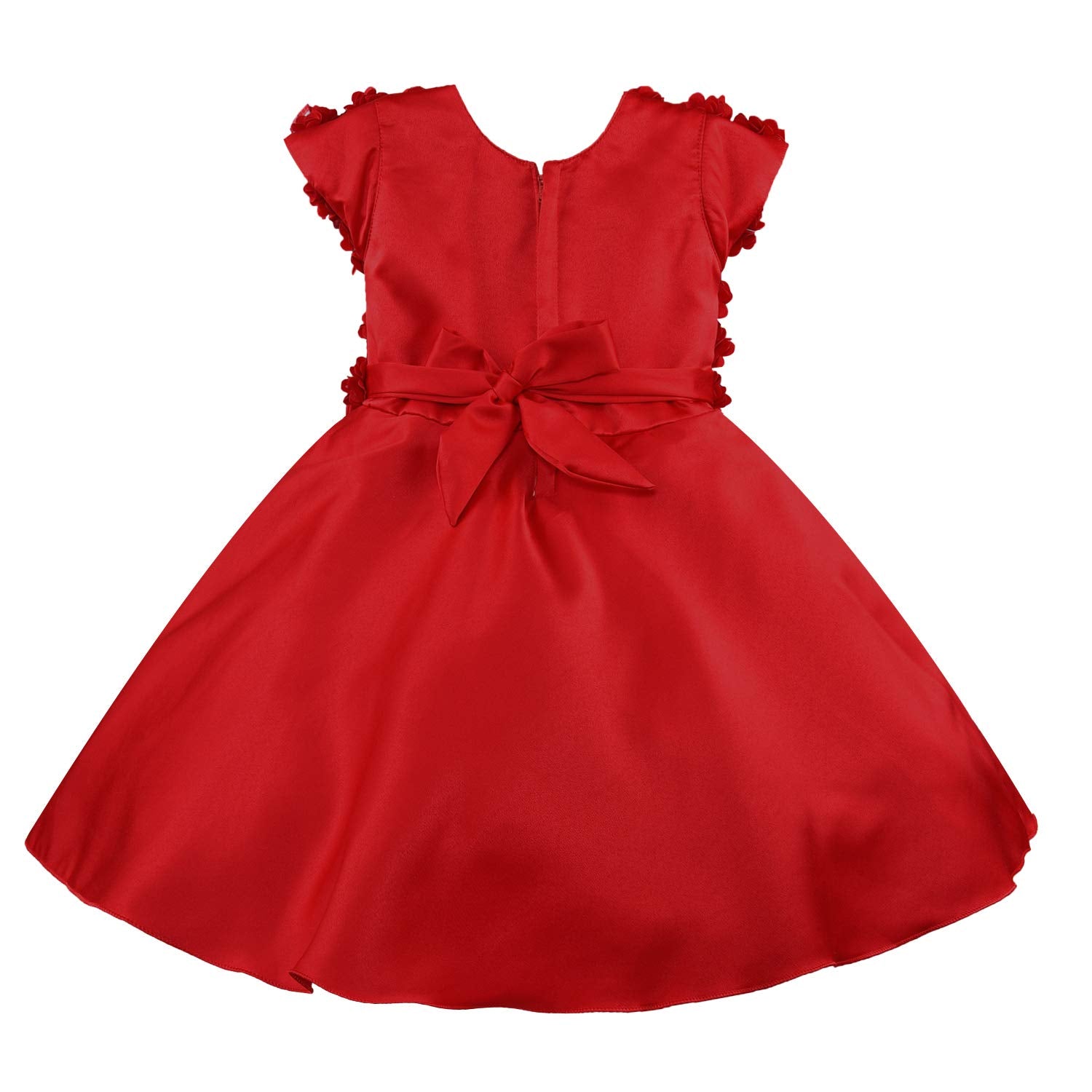 Baby Girls Party Wear Frock Birthday Dress For Girls bxa239rd - Wish Karo Party Wear - frocks Party Wear - baby dress