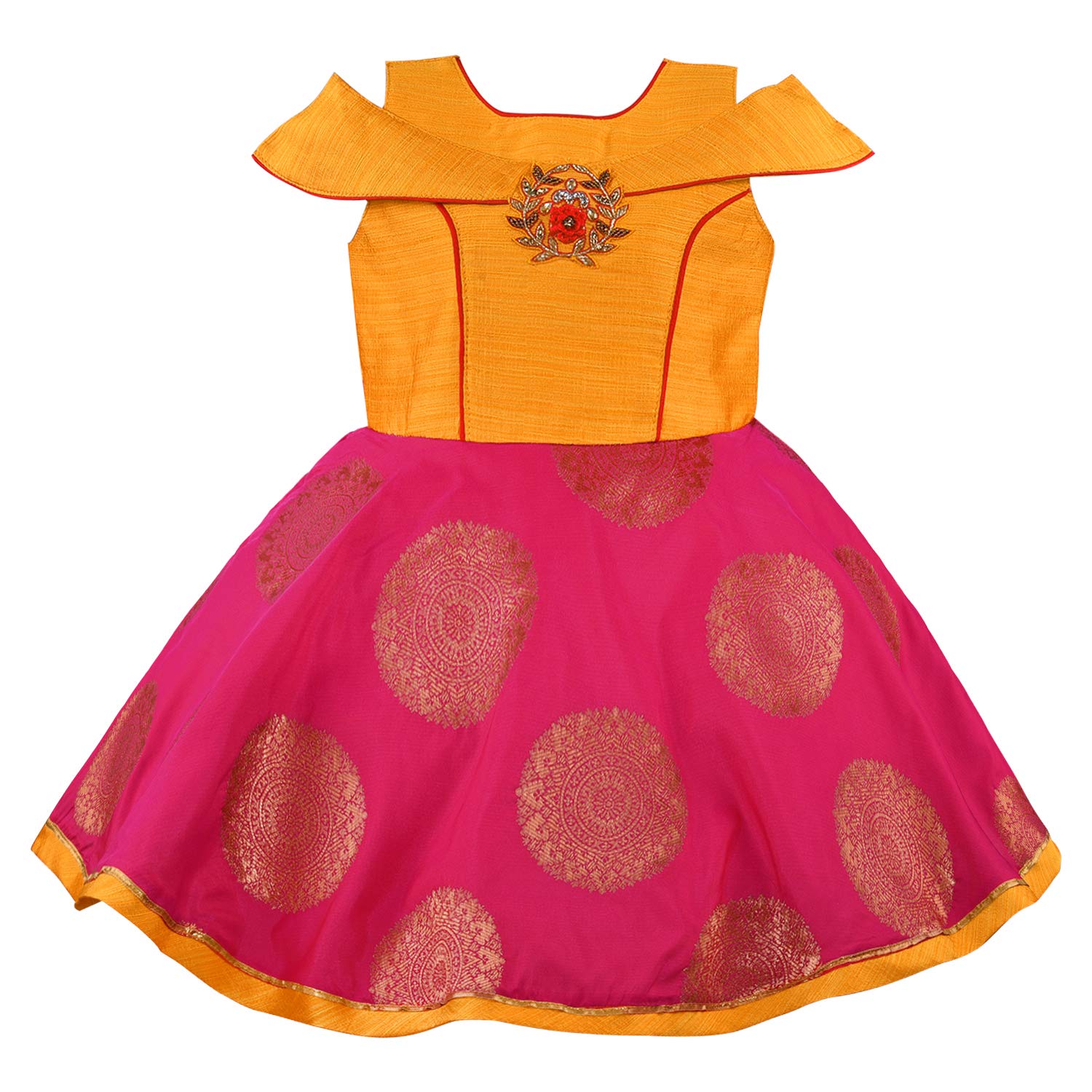 Baby Girls Party Wear Frock Birthday Dress For Girls  bxa241y - Wish Karo Party Wear - frocks Party Wear - baby dress