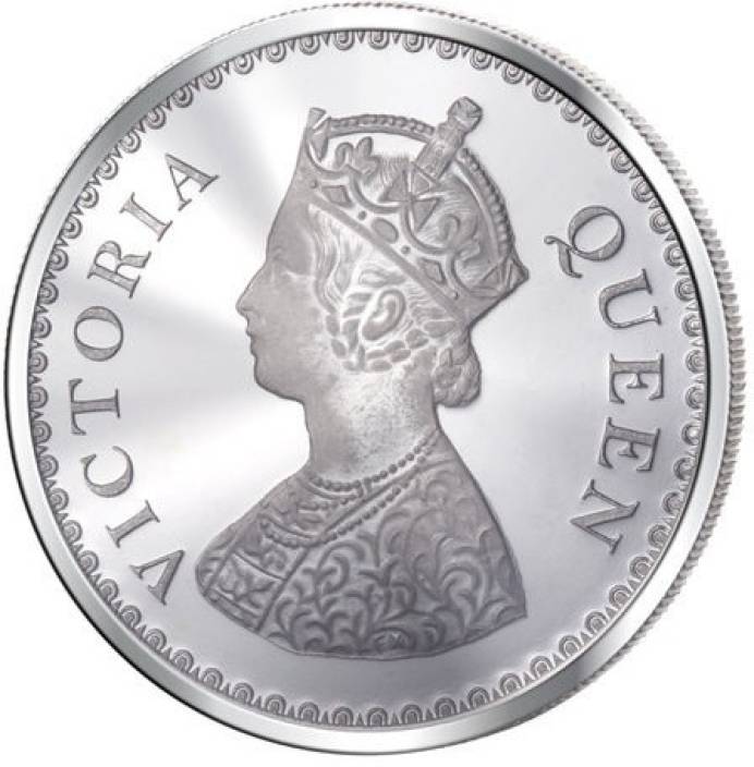 Queen Victoria S 999 Silver Coin (100 gms) -  Wish Karo Dresses