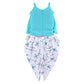 Wish Karo Baby Girls Top and Dhoti Pant Dress For Girls-(csl302blu)