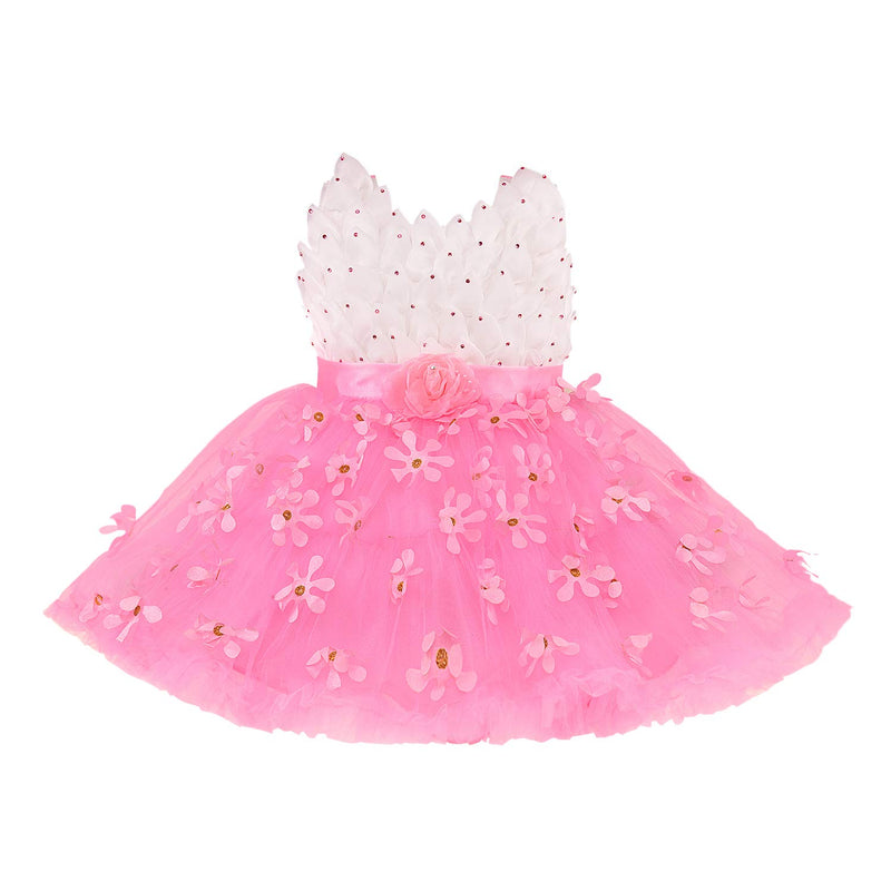 Wish Karo Kids Birthday Dress Frock (fe2635bpnknw)