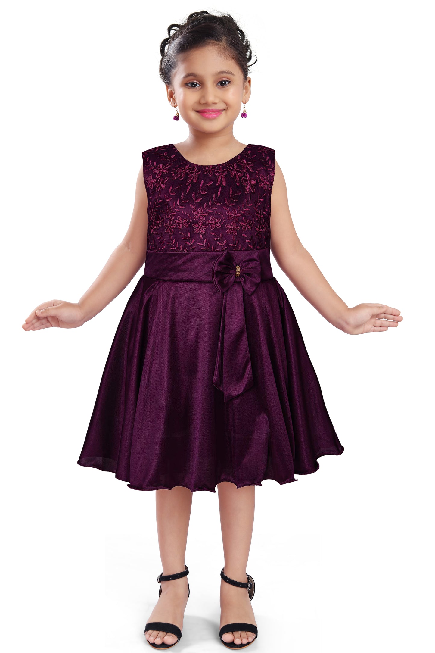Baby Girls Party Wear Frock Birthday Dress For Girls fe2644ppl - Wish Karo Party Wear - frocks Party Wear - baby dress