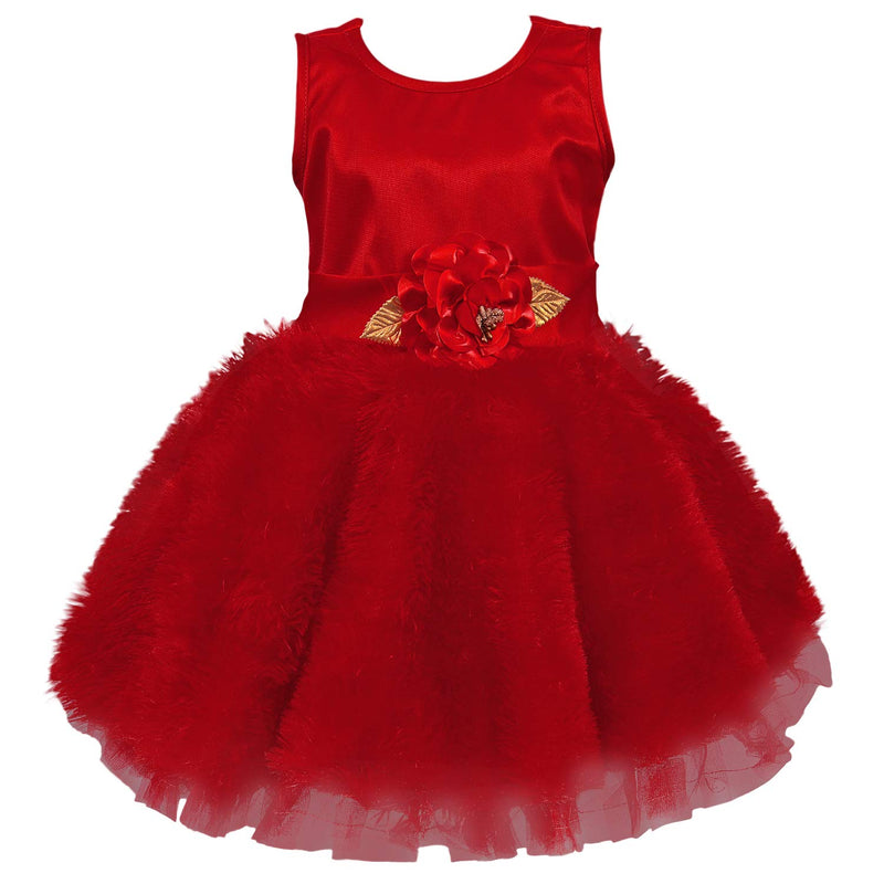 Baby Girls Party Wear Dress Birthday Frocks For Girls fe2668rd - Wish Karo Party Wear - frocks Party Wear - baby dress