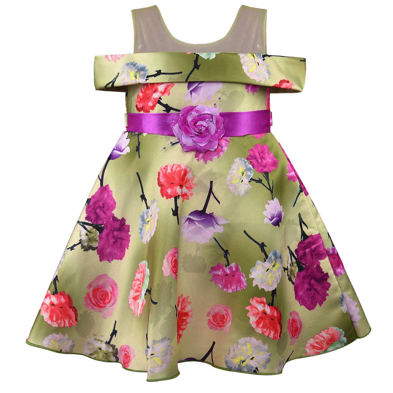 Baby Girls Frock Dress-fe2731ppl - Wish Karo Party Wear - frocks Party Wear - baby dress