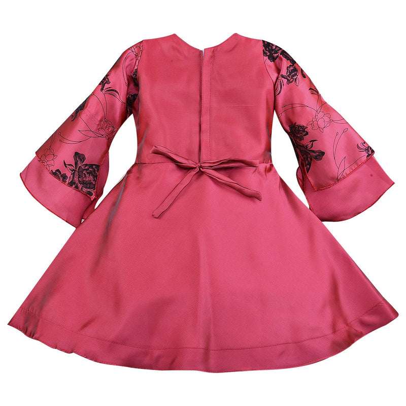 Wish Karo Baby Girls Partywear Dress Frocks For Girls (fe2788pnk)