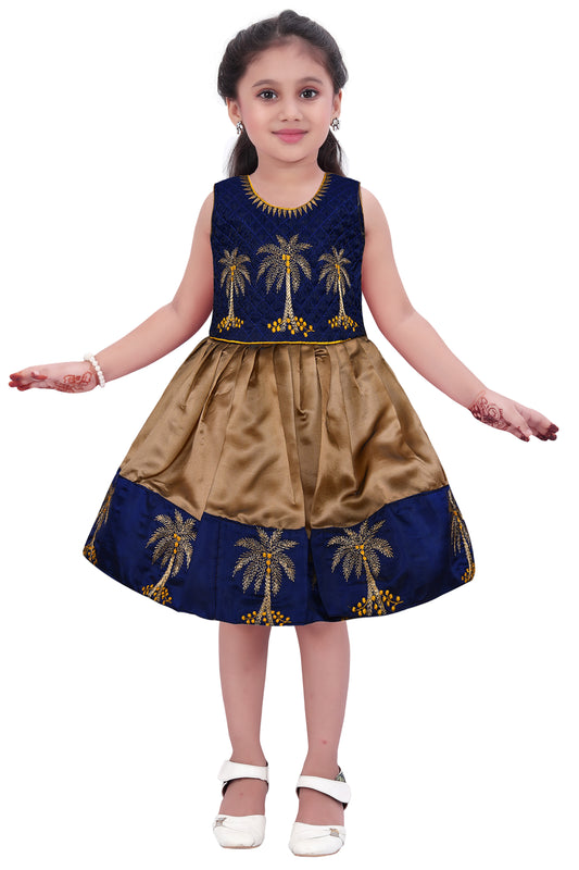 Wish Karo Baby Girls Partywear Frocks Dress For Girls (fe2913cprnb)