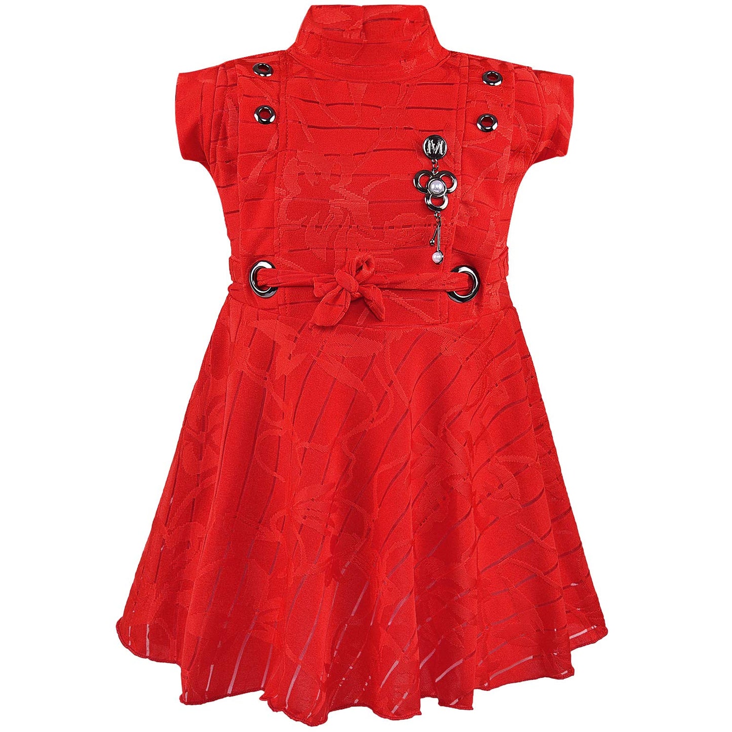 Wish Karo Baby Girls Partywear Dress Frocks For Girls (fm08rd)