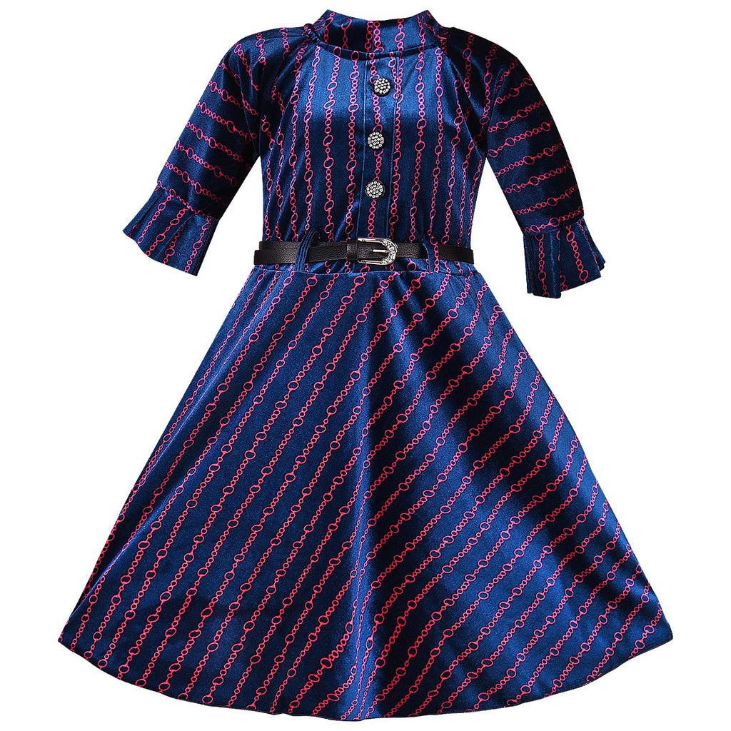 Wish Karo Baby Girls Partywear Dress Frocks For Girls (fm09nb)