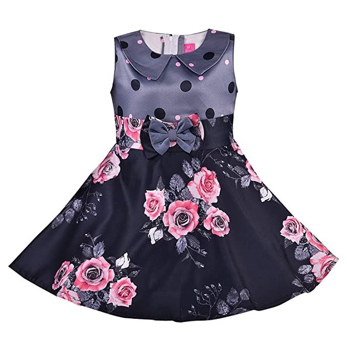 Wish Karo Baby Girls Frocks Dress for Girls-(stn771pnk)