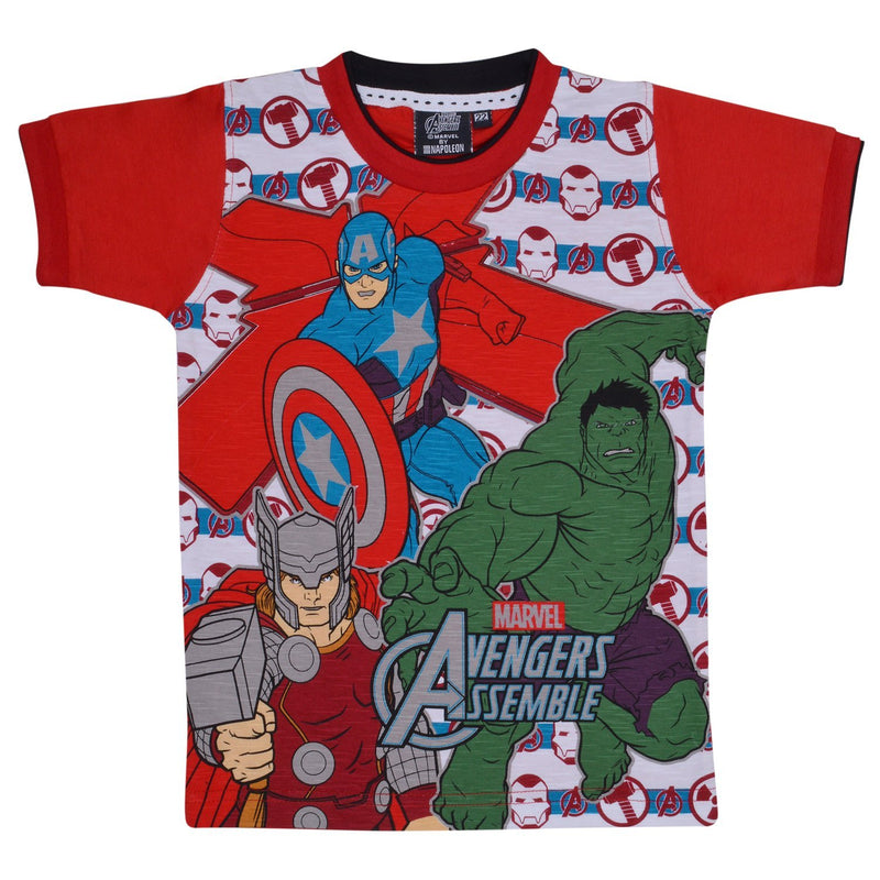 Boys  Marvel Team Tshirt rd -  Wish Karo Dresses